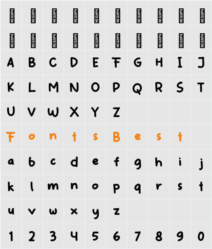 Momain Kidz Character Map