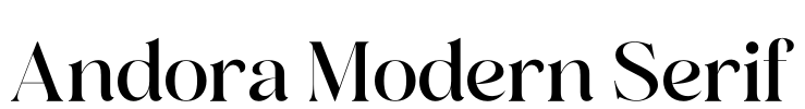 Andora Modern Serif Font Image