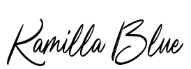 Kamilla Blue Font Image