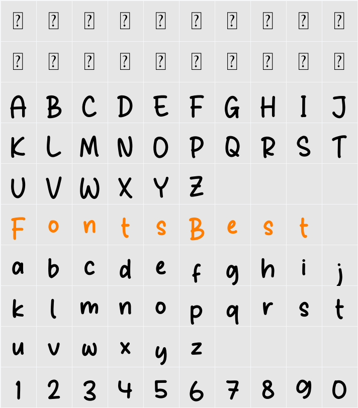 Belajar Menulis Character Map