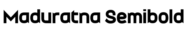 Maduratna Semibold Font Image