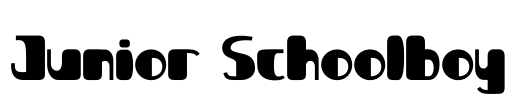 Junior Schoolboy Font Image