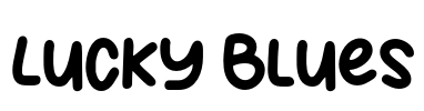 Lucky Blues Font Image