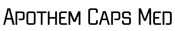 Apothem Caps Med Font Image