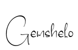 Gemshelo Font Image