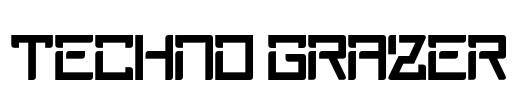 Techno Grazer Font Image
