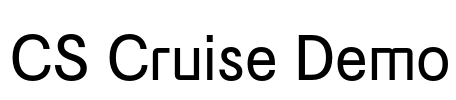 CS Cruise Demo Font Image