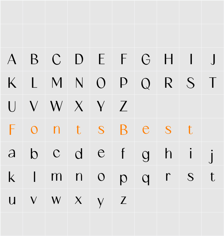 Canpile Demo Character Map