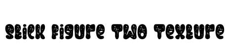 Stick Figure Two Texture Font Image