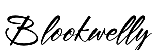 Blookwelly Font Image