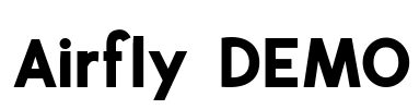Airfly DEMO Font Image