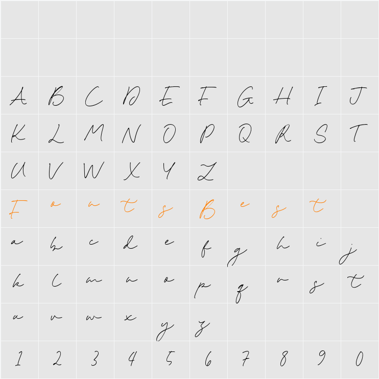 Eastin Hikary Character Map