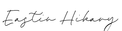 Eastin Hikary Font Image