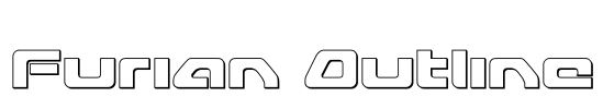 Furian Outline Font Image