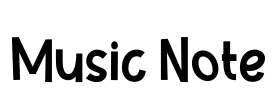 Music Note Font Image