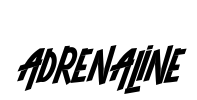  ADRENALINE Font Image