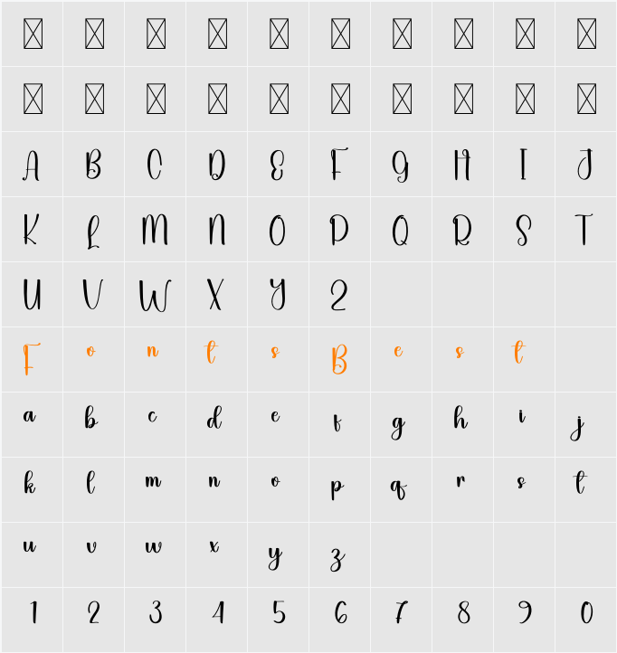 Crafting Character Map
