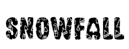 Snowfall Font Image