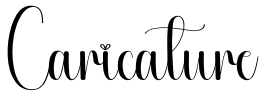 Caricature Font Image
