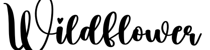 Wildflower Font Image