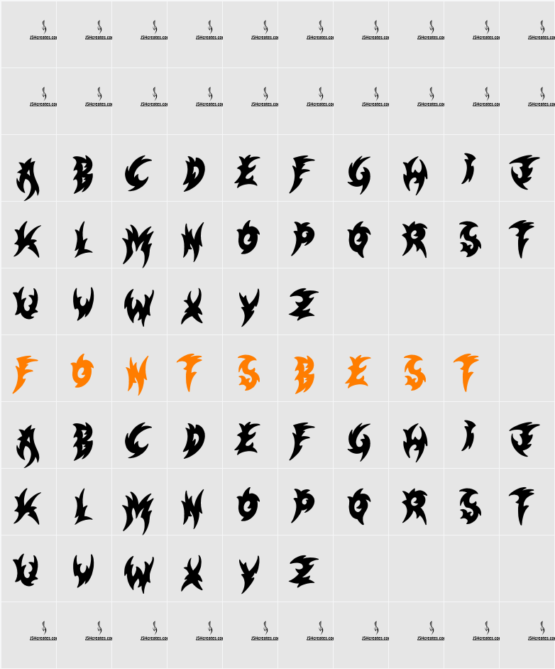Messiah Character Map
