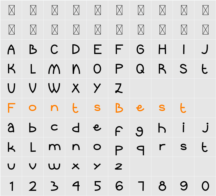 Magic Spark Character Map