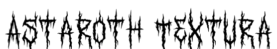 Astaroth Textura Font Image