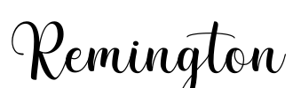 Remington Font Image