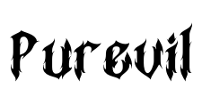 Purevil Font Image