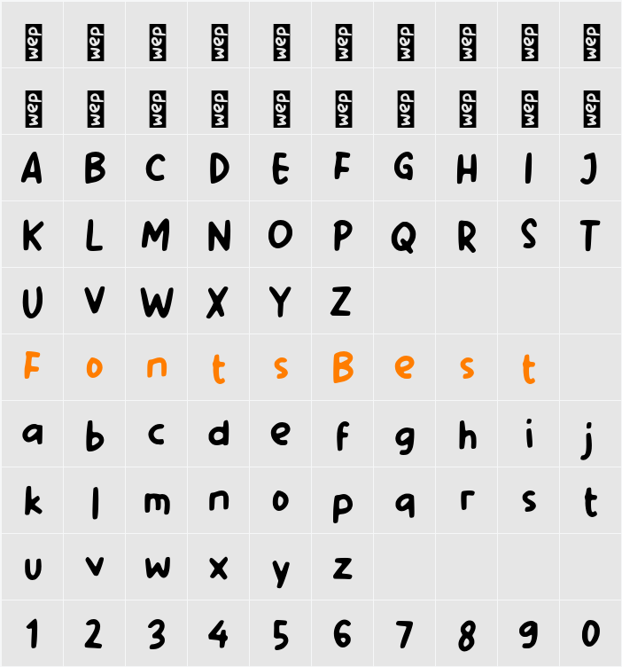 L Laelo Character Map