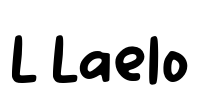 L Laelo Font Image