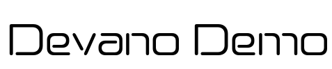 Devano Demo Font Image