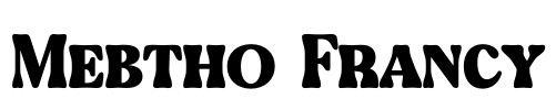 Mebtho Francy Font Image