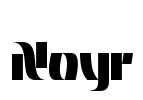 Noyr Font Image