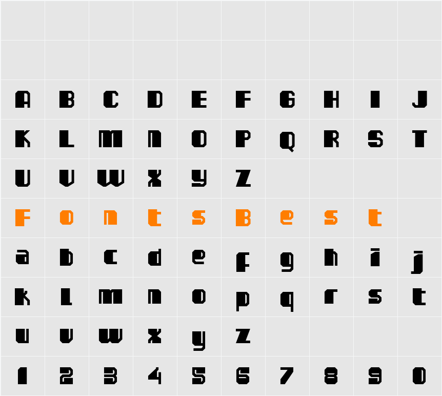 NETBEE Free Trial Character Map