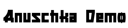 Anuschka Demo Font Image