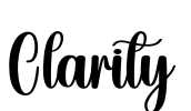 Clarity Font Image
