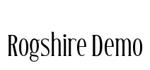 Rogshire Demo Font Image