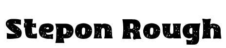 Stepon Rough Font Image