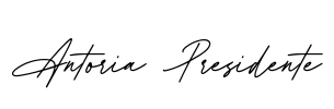 Antoria Presidente Font Image
