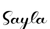 Sayla Font Image