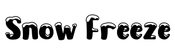 Snow Freeze Font Image