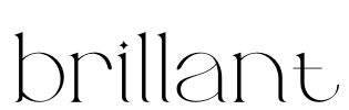 brillant Font Image