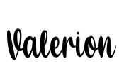 Valerion Font Image
