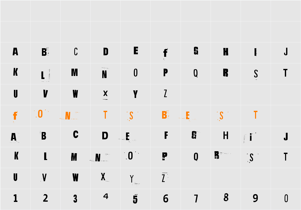 Hit me, punk! 07 Character Map