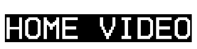 Home Video Font Image