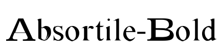 Absortile-Bold Font Image