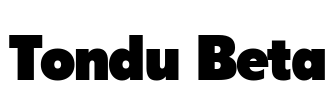 Tondu Beta Font Image