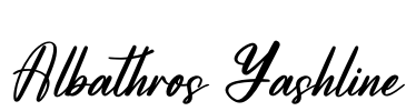 Albathros Yashline Font Image