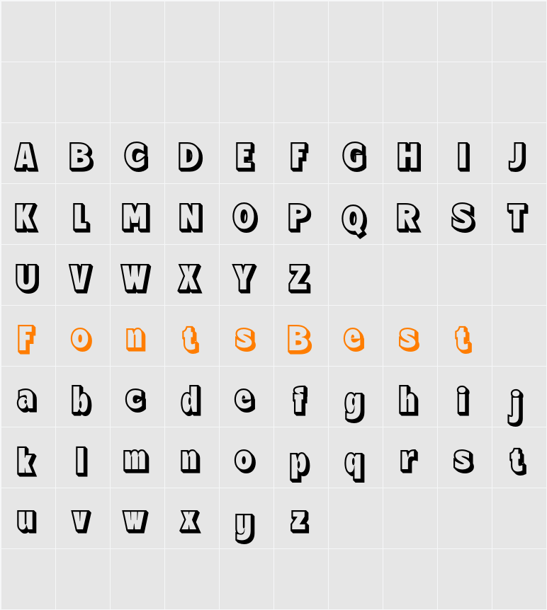 Bengal Extrude Right Demo Character Map